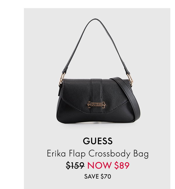 GUESS Erika Flap Crossbody Bag