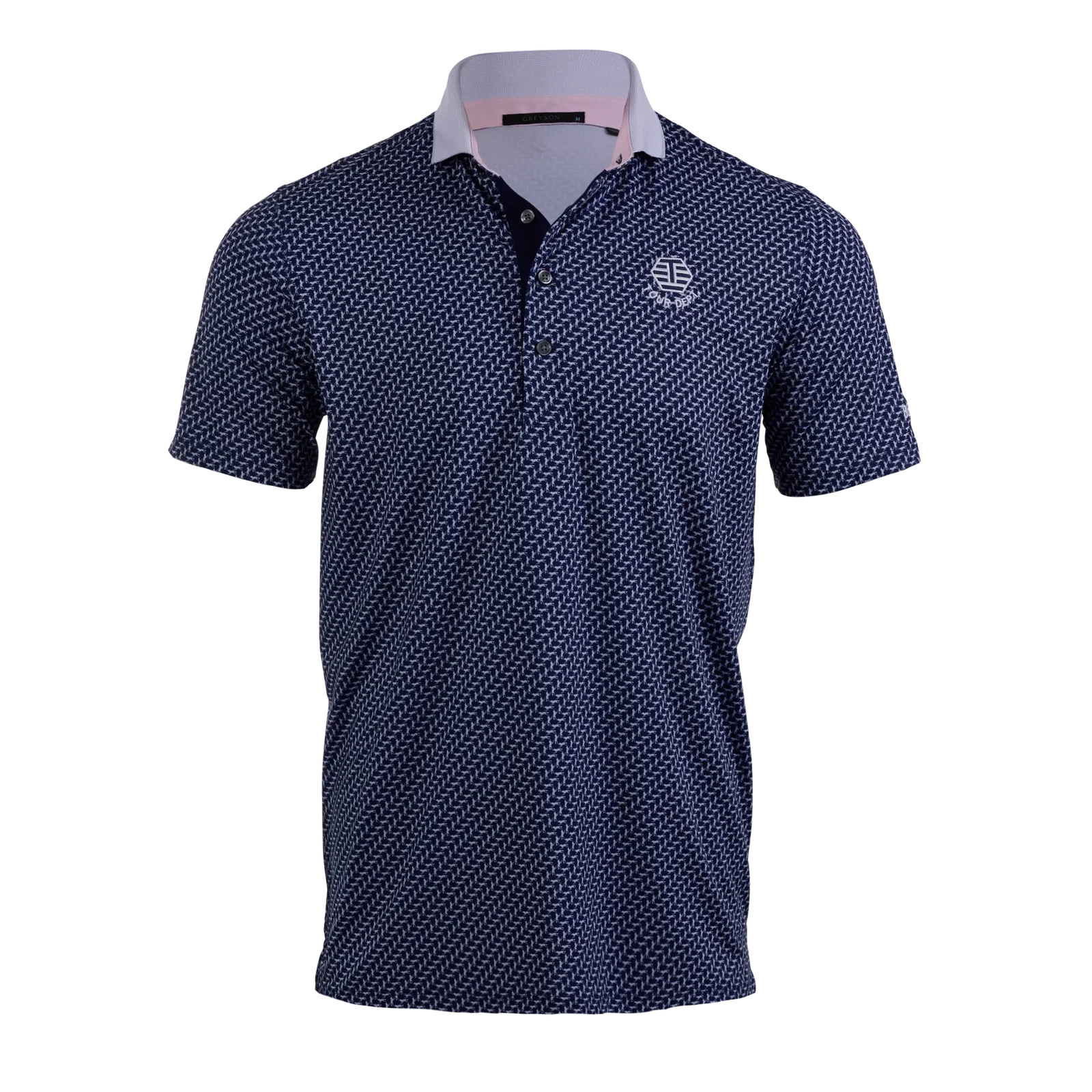 Image of Bettinardi Greyson T-Hive Tour Dept. Dances With Wolves Polo (Maltese Blue)