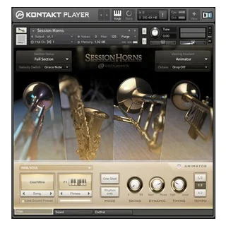 Native Instruments Session Horns Virtual Instrument Software Plug-in