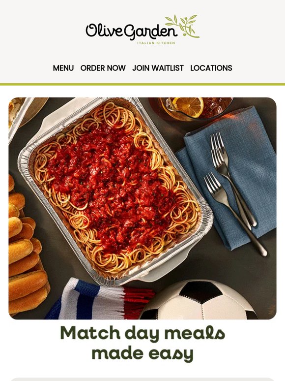Match day never tasted so good