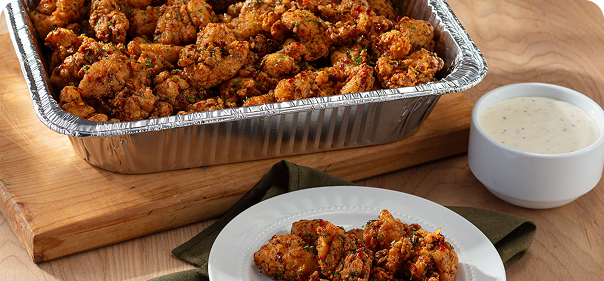 Image of Calabrian Hot Honey Chicken Bites for a watch party.
