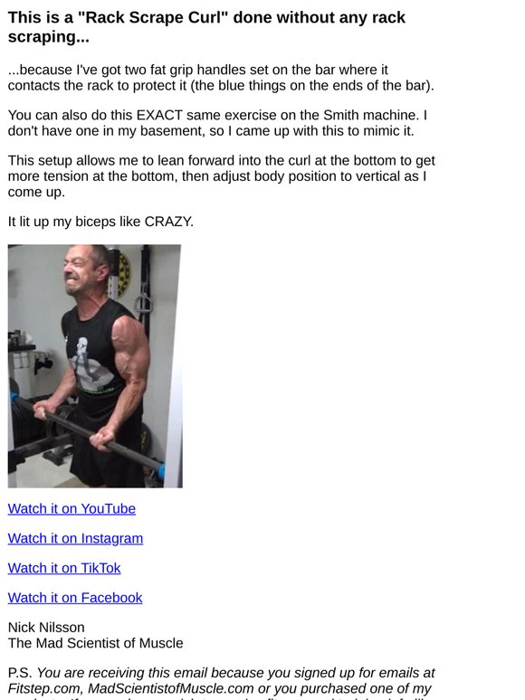 Got a WILD new bicep exercise for you to try...