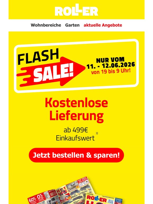 💥Flash Sale: Kostenlose Lieferung ab 499€!³⁾💥