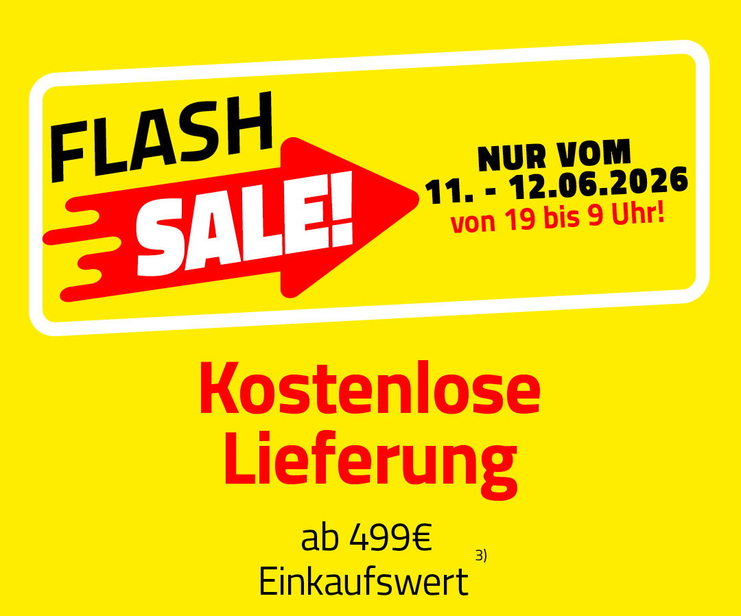 Flash Sale: Kostenlose Lieferung ab 499.-!³⁾