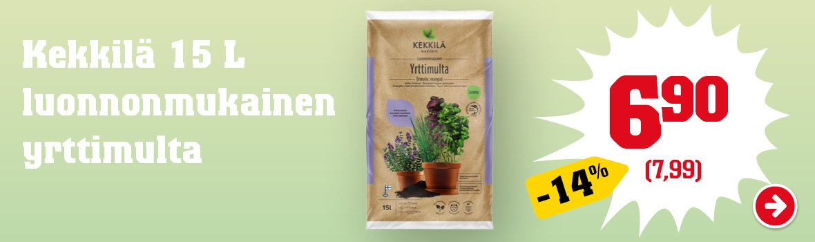 Kekkilä 15 L luonnonmukainen yrttimulta