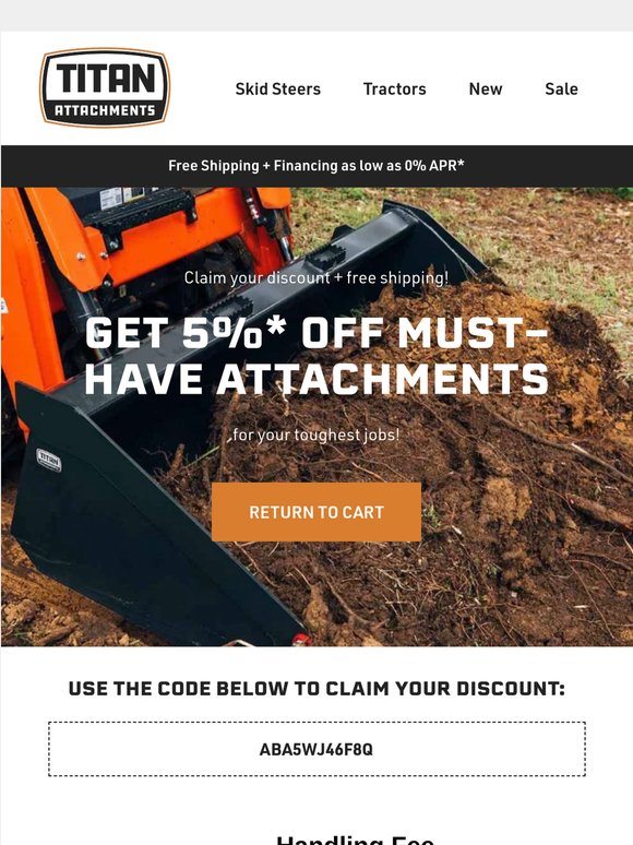 Your gear is waiting—so is 5% off