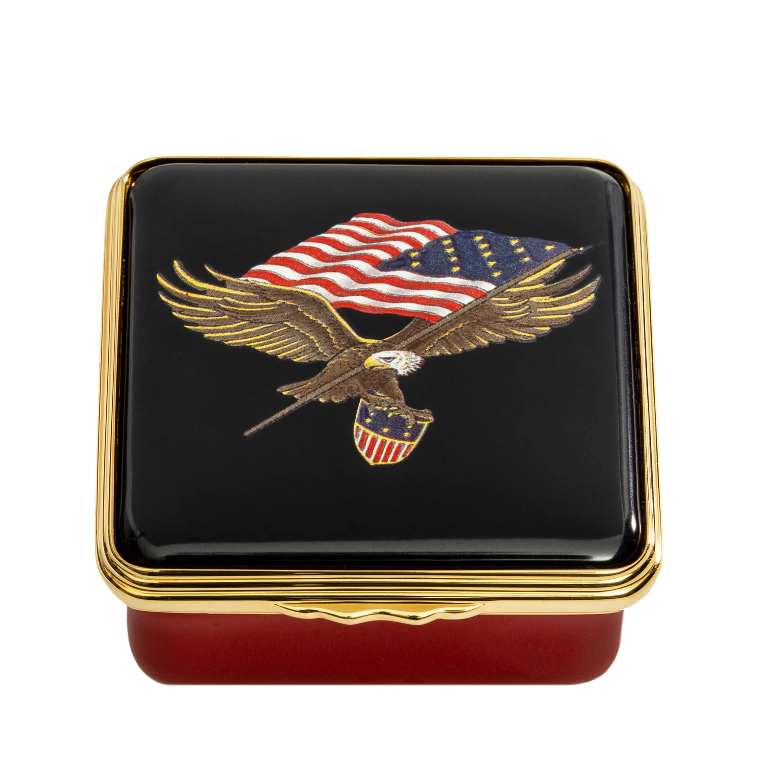 Image of Star-Spangled Banner Enamel Box