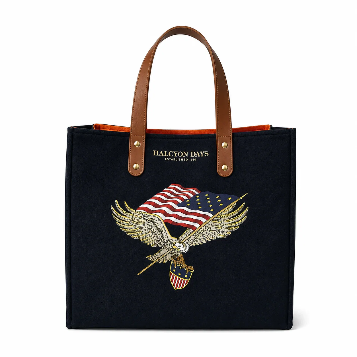 Image of Star-Spangled Banner Tote Bag in Navy