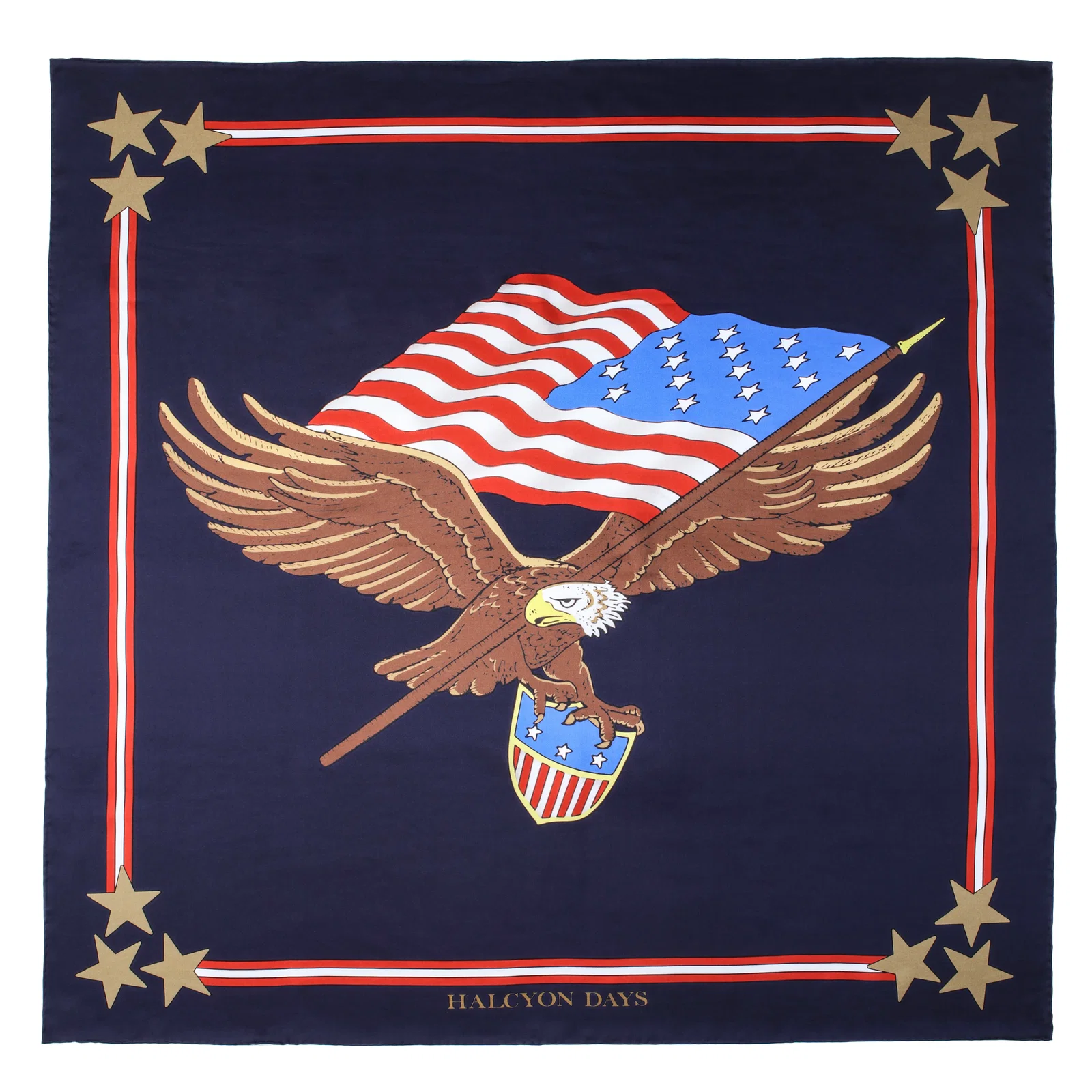 Image of Star-Spangled Banner Silk Pochettes
