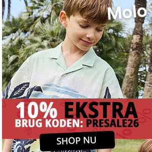 Spar 50% + 10% ekstra på Molo