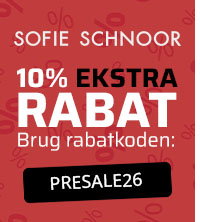 Spar 50% + 10% ekstra på Sofie Schnoor