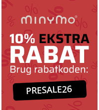 Spar 50% + 10% ekstra på Minymo