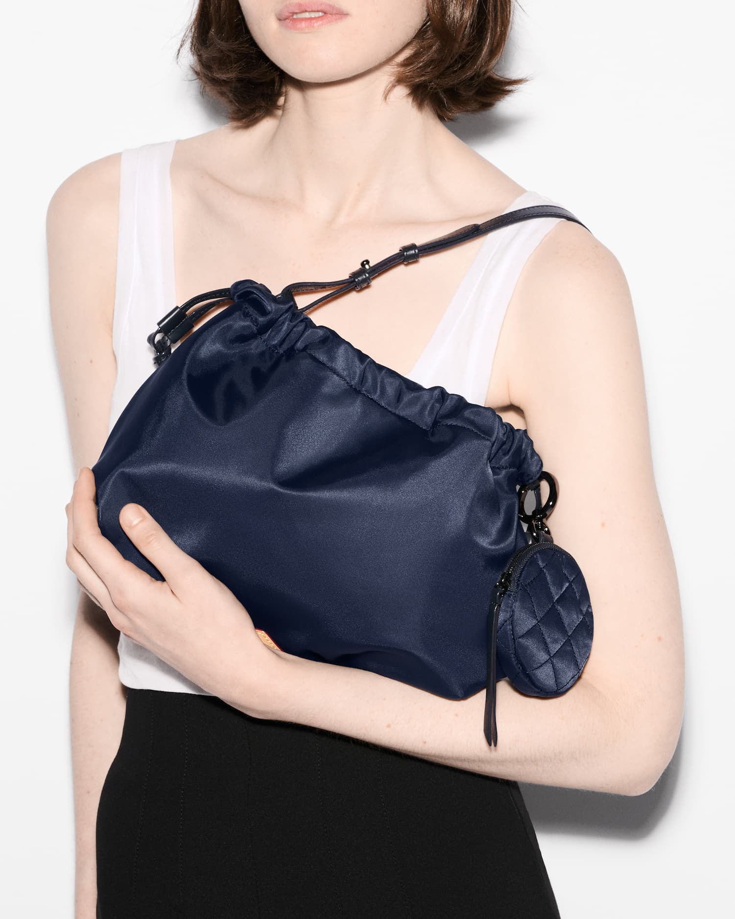 Shop the Navy Small Waverly Shoulder 