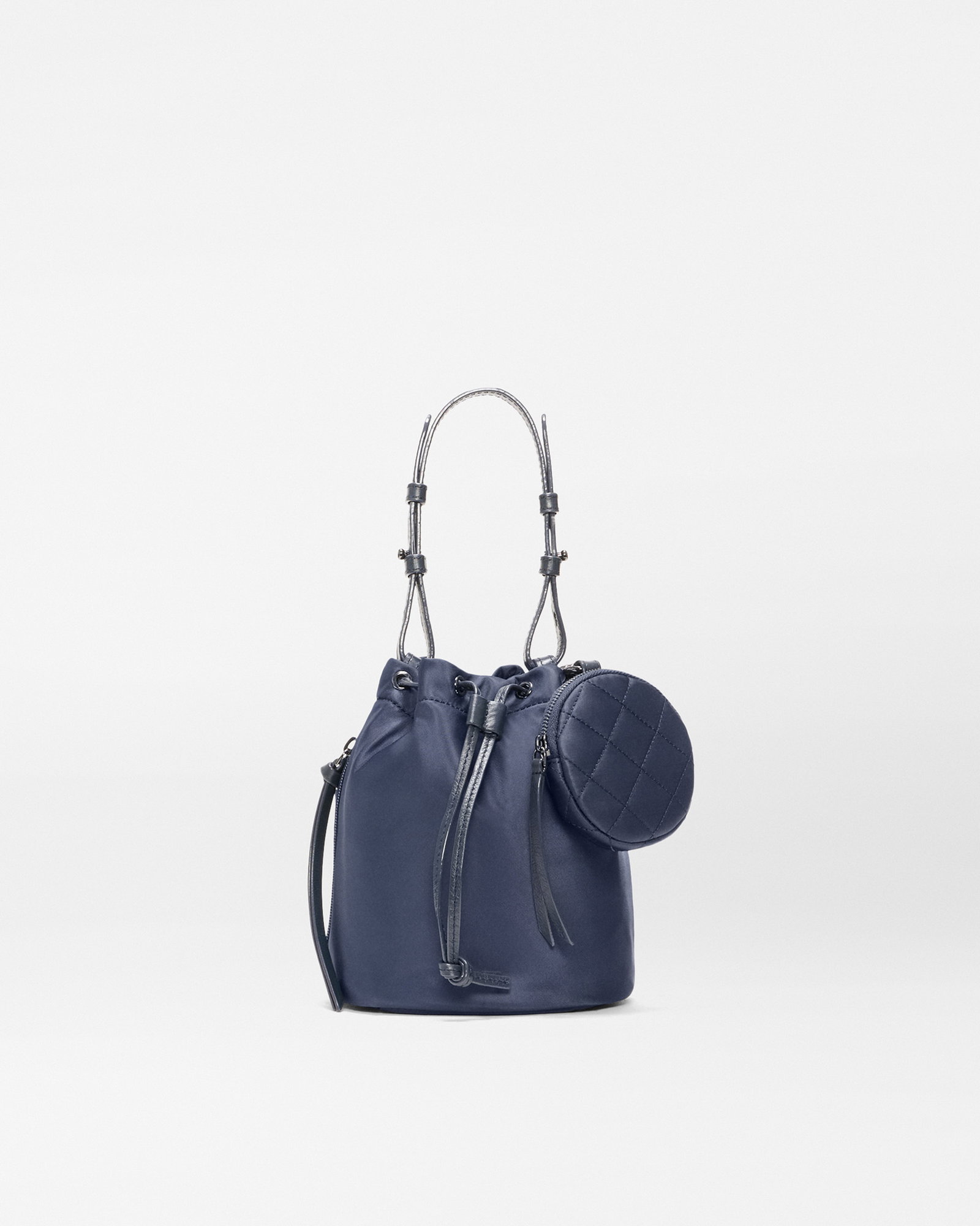 Shop the Navy Waverly Bucket Bag
