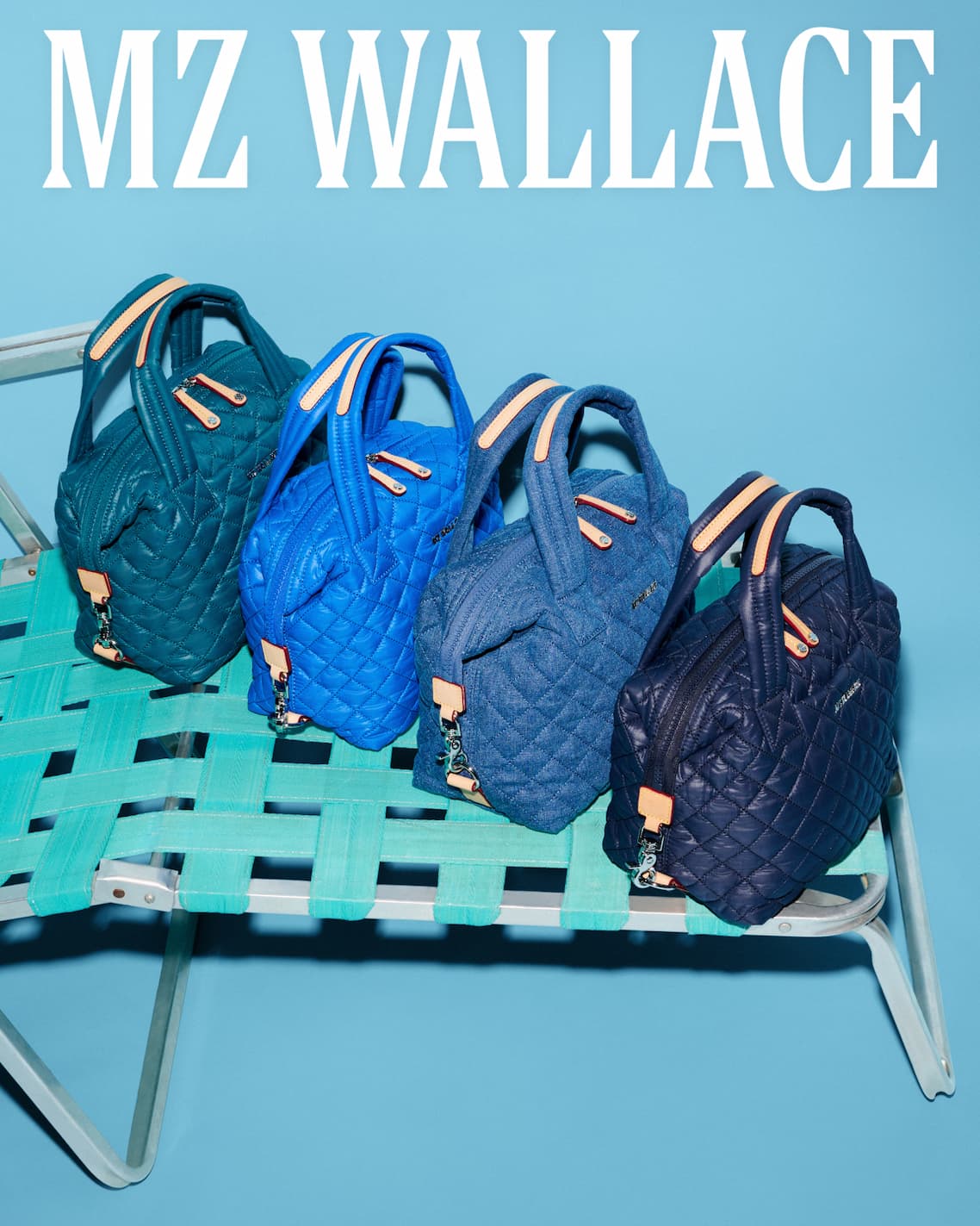 Shop summer blue bags