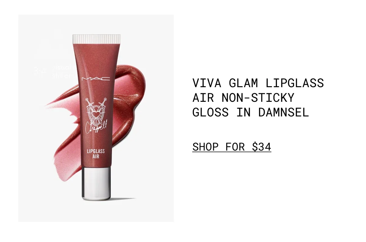 VIVA GLAM LIPGLASS AIR NON-STICKY GLOSS IN DAMNSEL | shop for $34