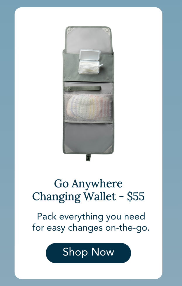 green changing wallet 