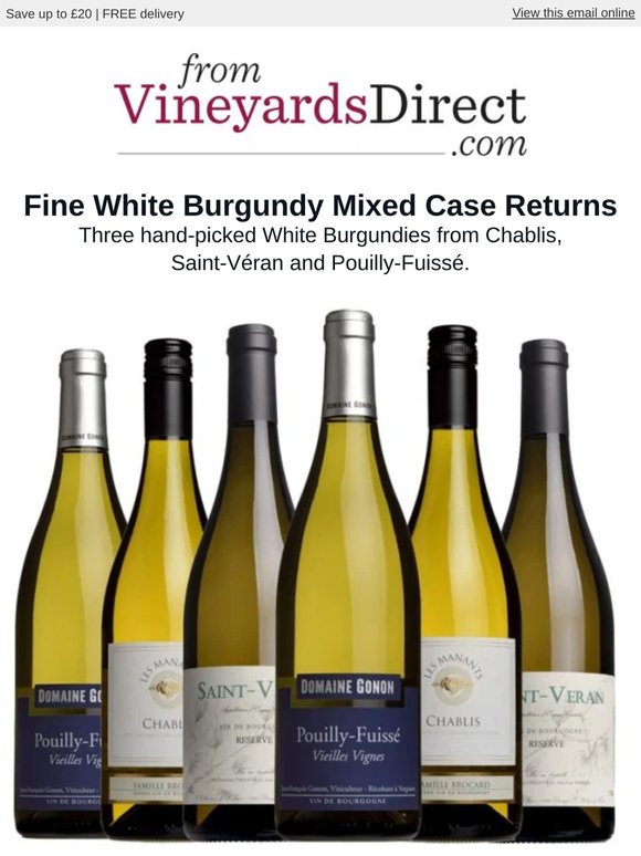 Fine White Burgundy Mixed Case Returns