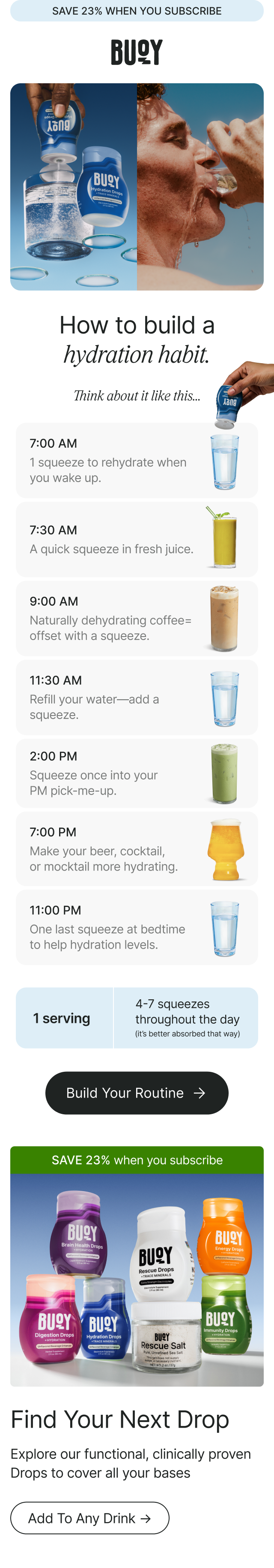 How to build a hydration habit