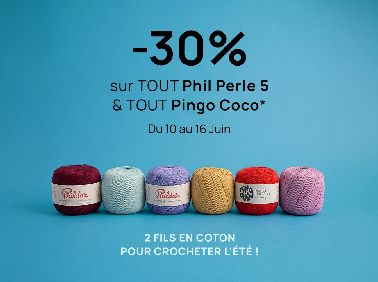 -30% sur TOUT Phil Perle 5 et Pingo Coco