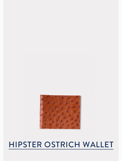 Hipster Ostrich Wallet