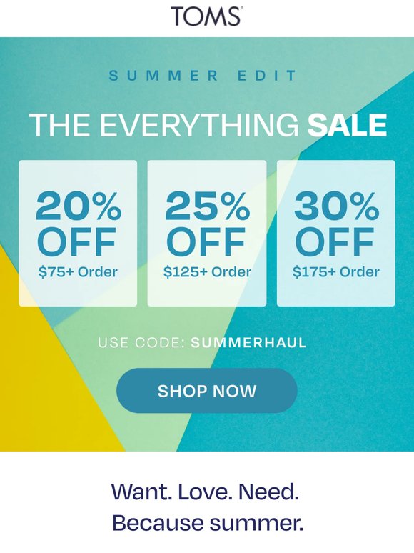 Up to 30% Off: Summer Favorites 😎