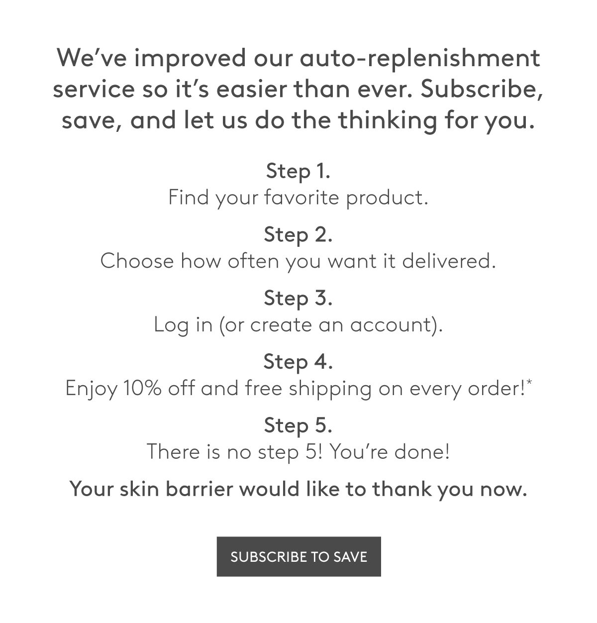 Get 10% Off & Free Shipping With Subscribe To Save