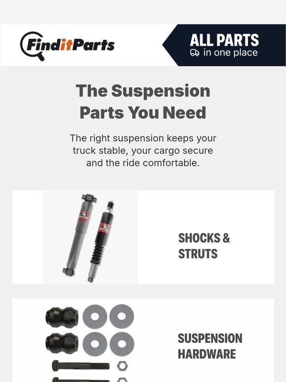 🚚 Rough Ride? Your Suspension Might Be Telling You Something.