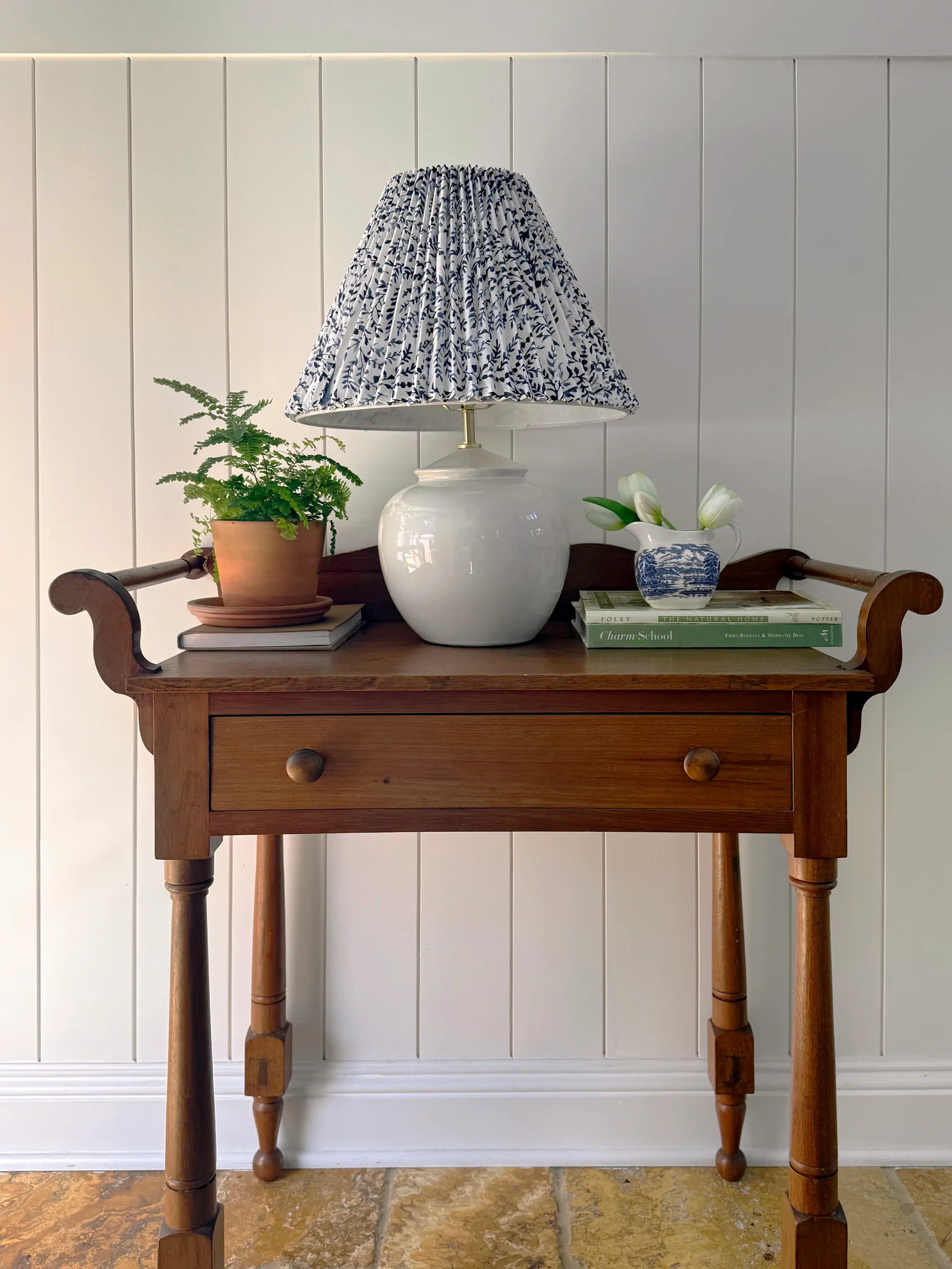 A $12 Target Lampshade Upgrade Starring Cocktail Napkins