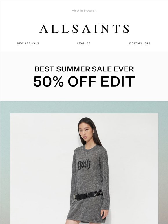 Sale: The 50% Off Edit
