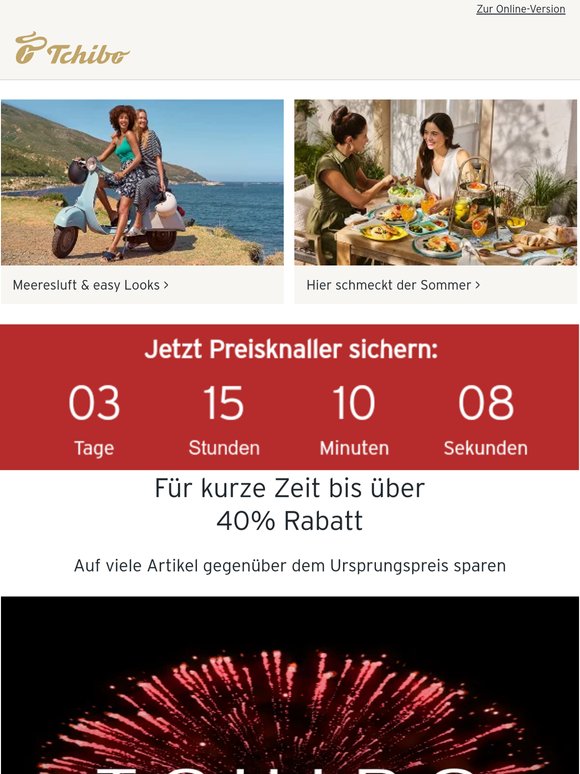 Jetzt viele Lieblingsstücke bis zu 40% reduziert!