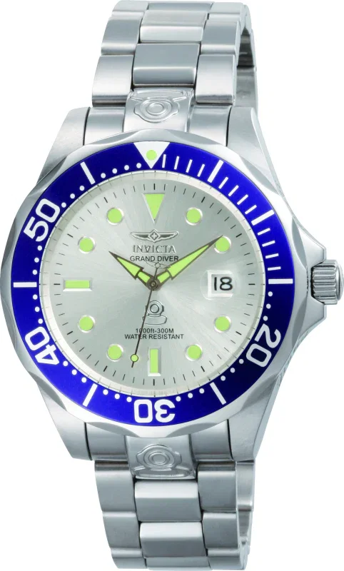 Image of Invicta Men's 47mm Grand Diver Automatic Luminous Markers Bracelet Watch