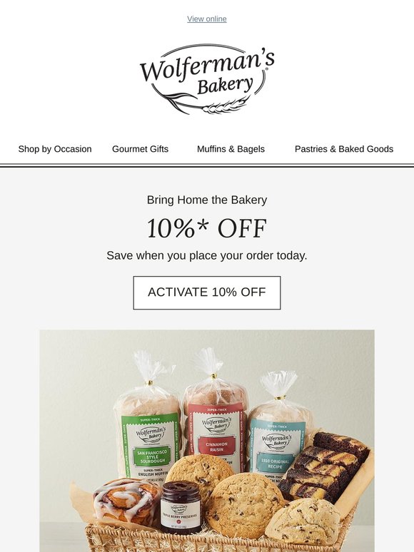 Exclusively for you - 10% off.