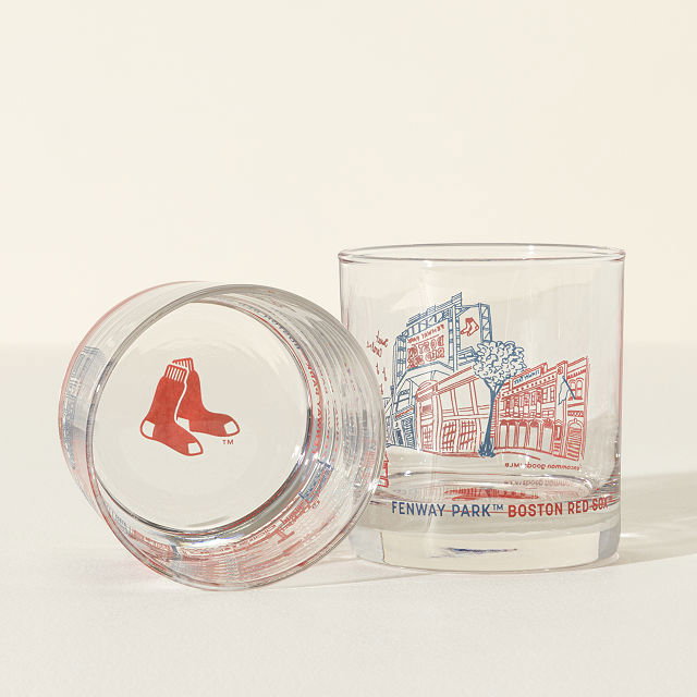 MLB Stadiumscape Rocks Glasses - Set of 2