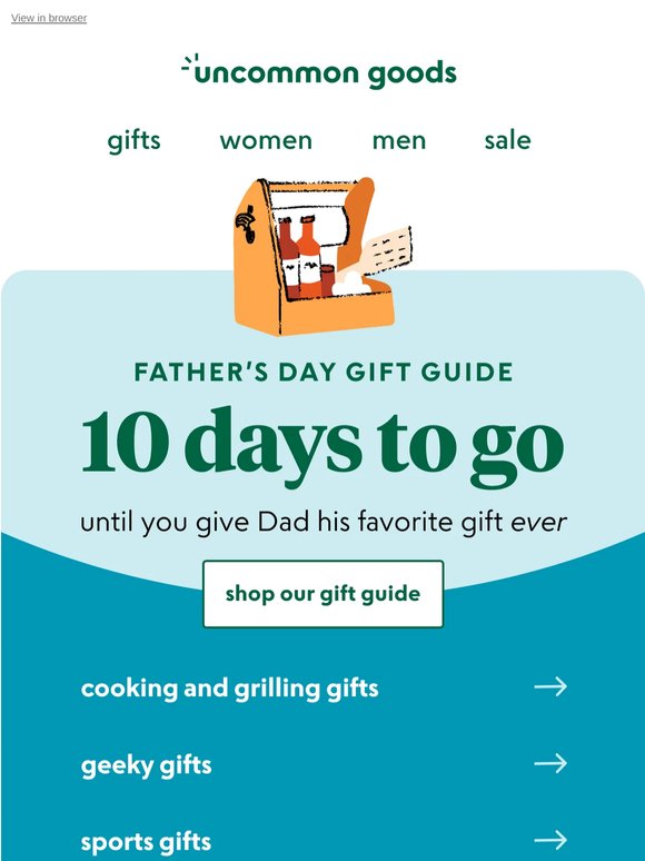 Don't miss our Father's Day gift guide.