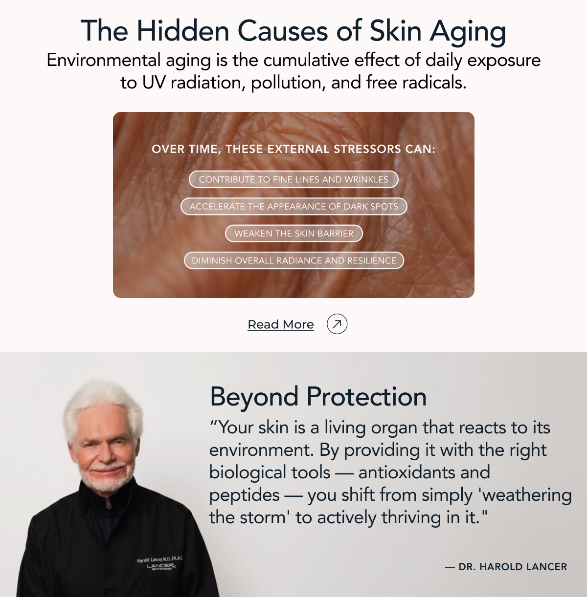 The Hidden Causes of Skin Aging