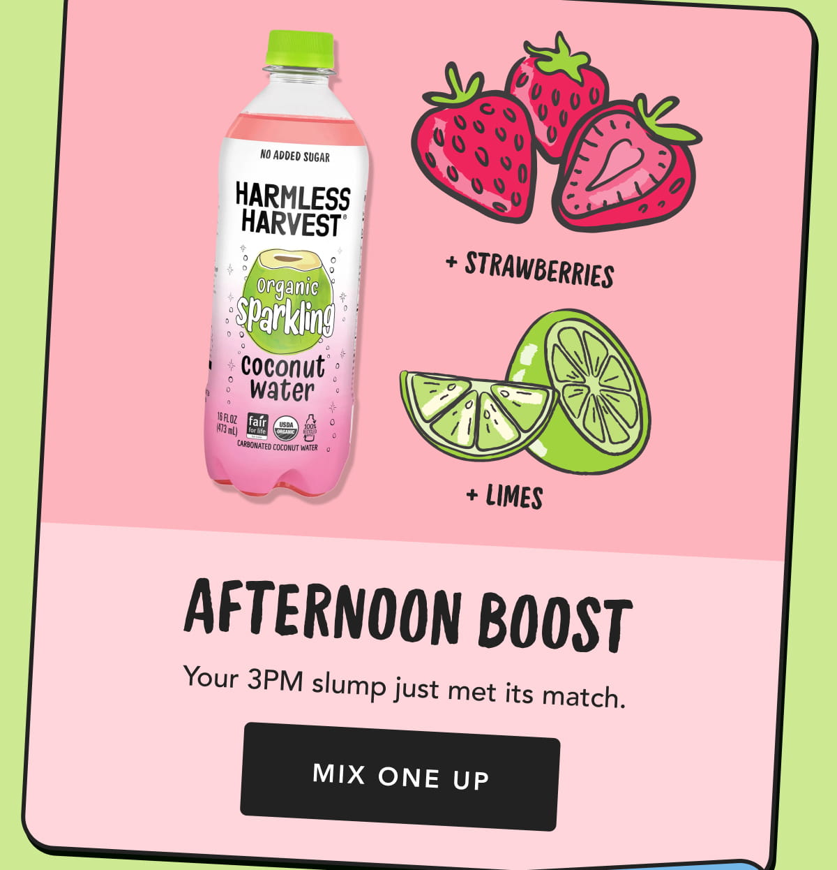 Afternoon Boost | Your 3PM slump just met its match. MIX ONE UP