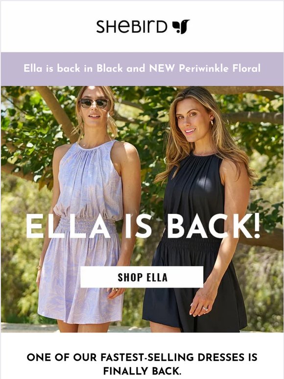 HOORAY! The Ella Dress Is Back.