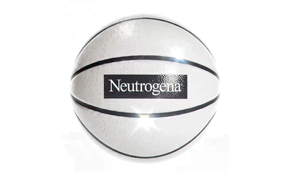 Basketball with Neutrogena® logo