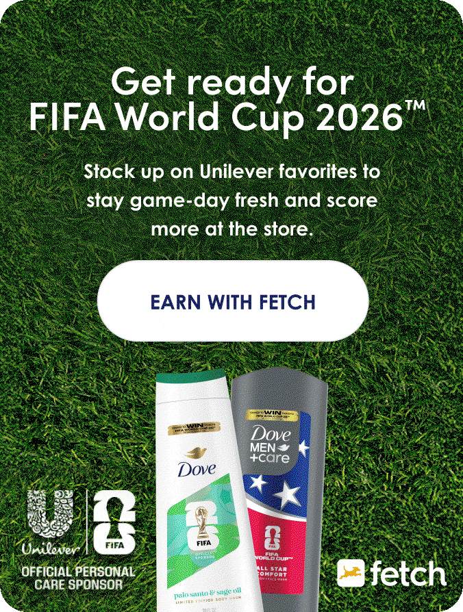 Unilever | FIFA | OFFICIAL PERSONAL CARE SPONSOR | Dove | Get ready for FIFA World Cup 2026™ | Stock up on Unilever favorites to stay game-day fresh and score more at the store.