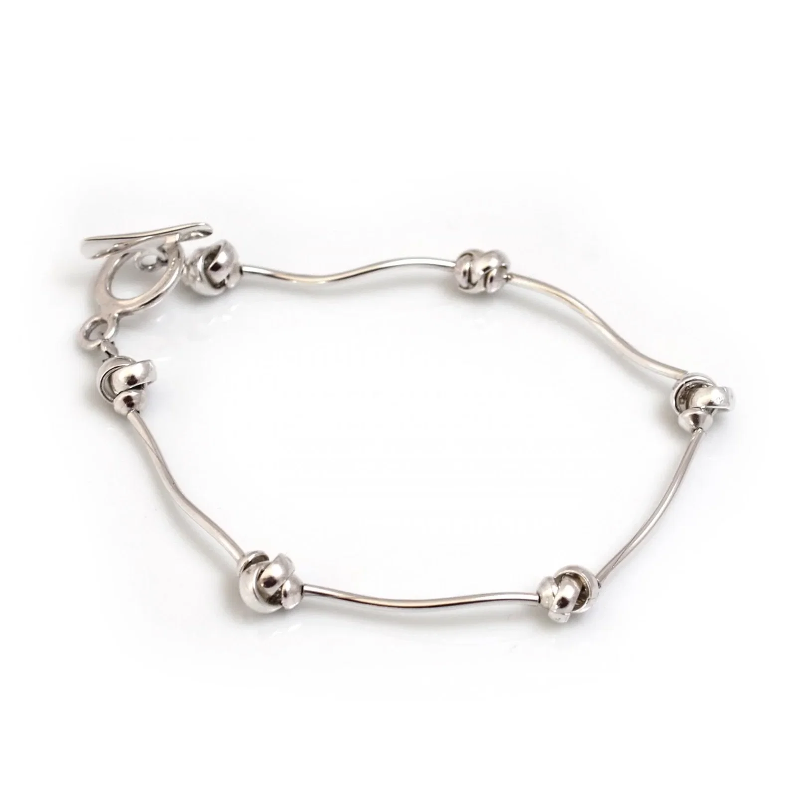 Image of Sterling Silver Knot Bracelet