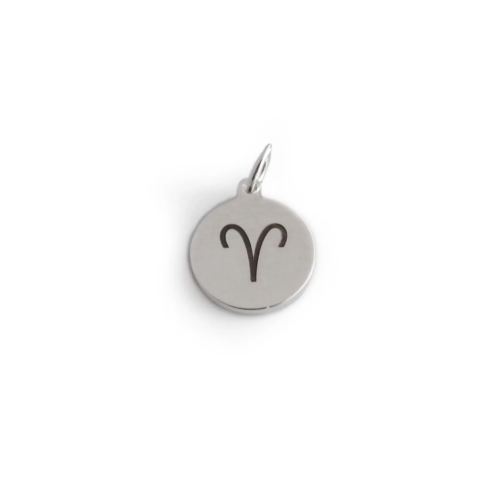 Image of Exclusive Sterling Silver Engraved Zodiac Charms