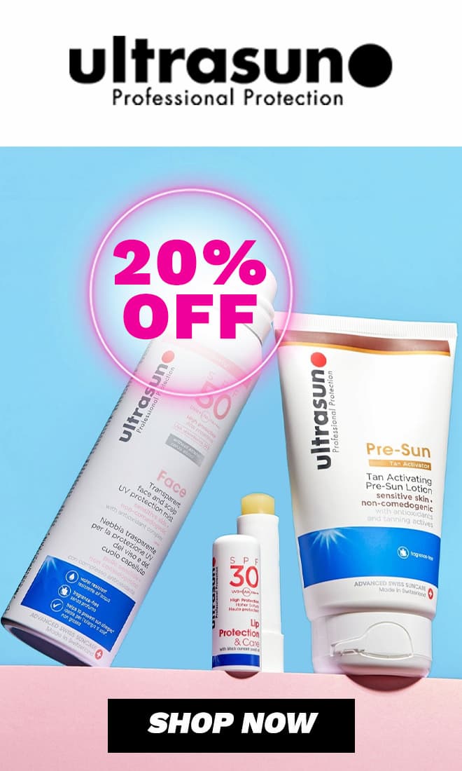Save 20% off Ultrasun