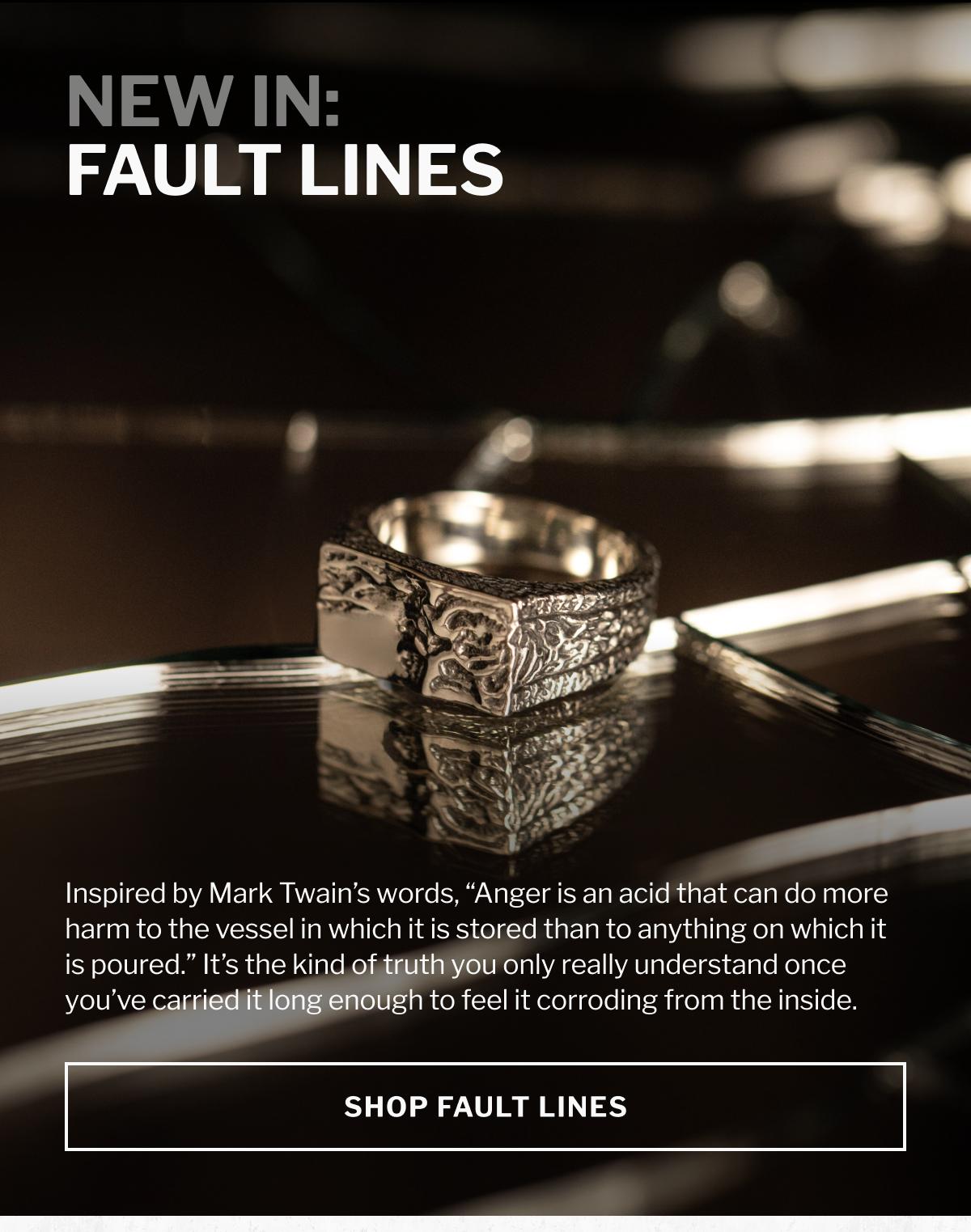 New In: Fault Lines