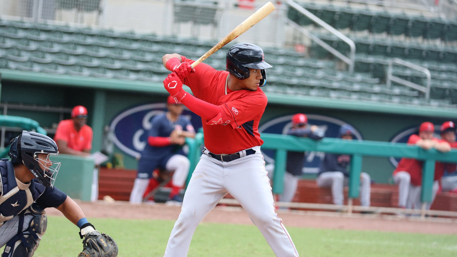 D’Angelo Ortiz at bat