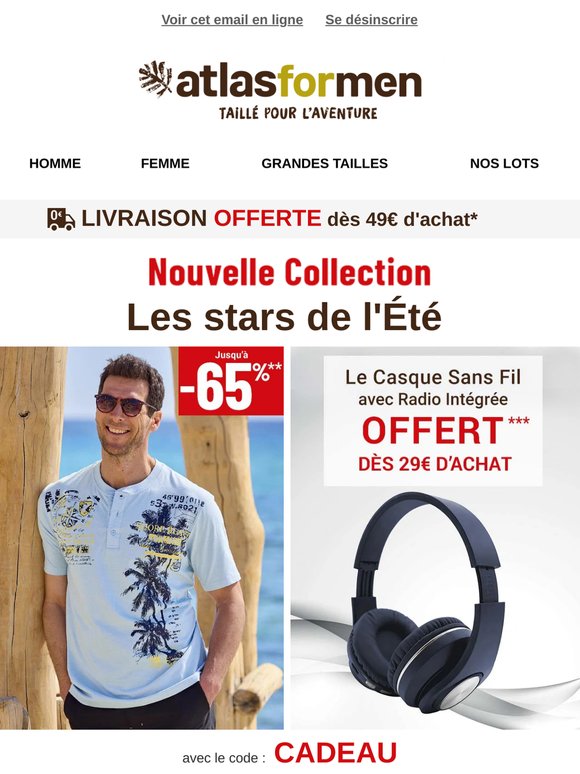 Nouvelle Collection et le Casque avec Radio Intégrée Offert