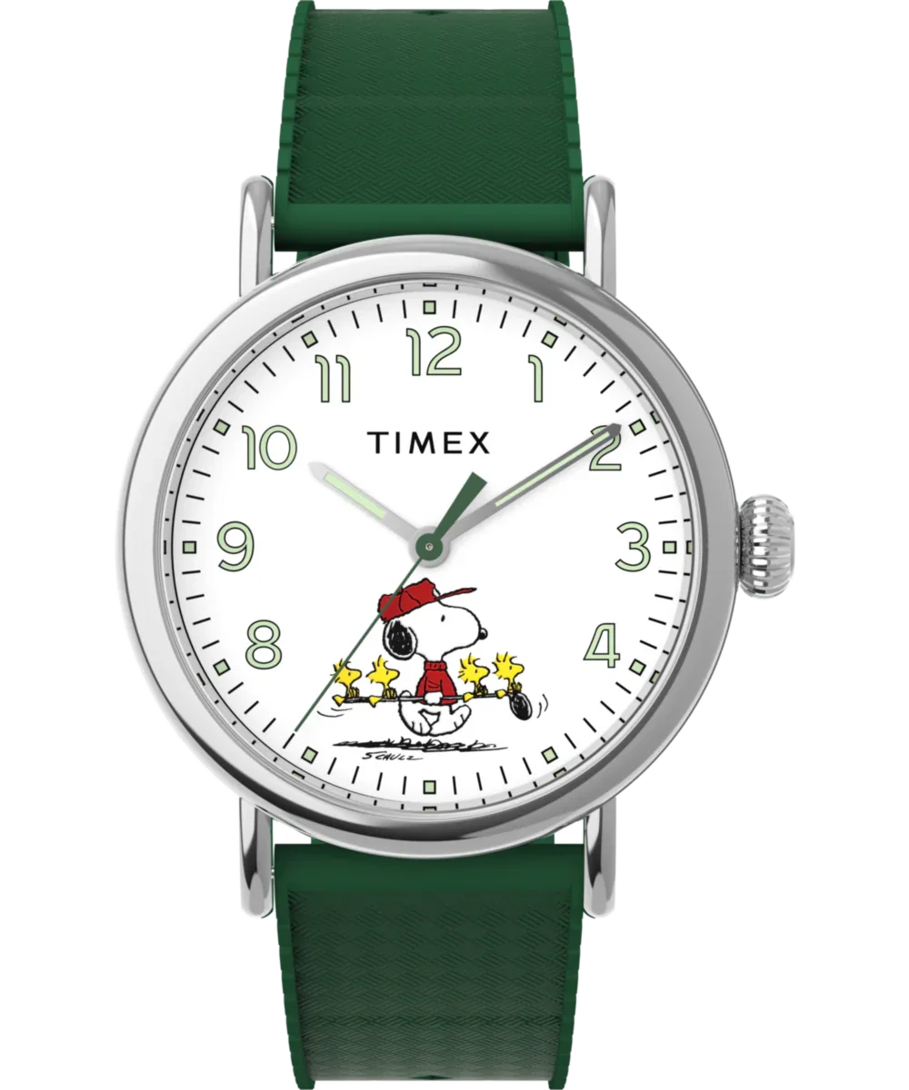 Image of Peanuts® x Timex Standard Golf 40mm Synthetic Rubber Strap Watch