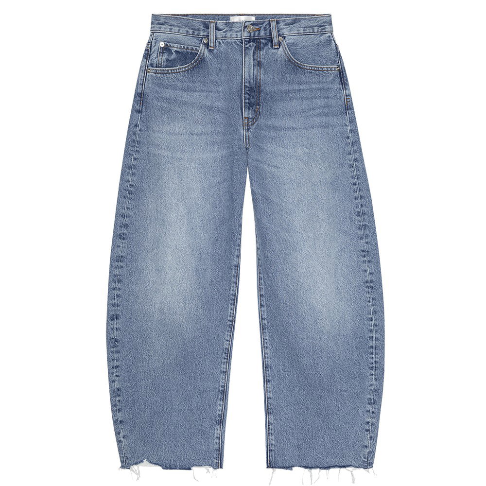 Image of The Bubble Barrel Leg Crop Jean - Rapture