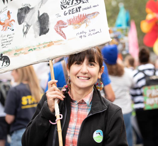 RSPB staff campaigning
