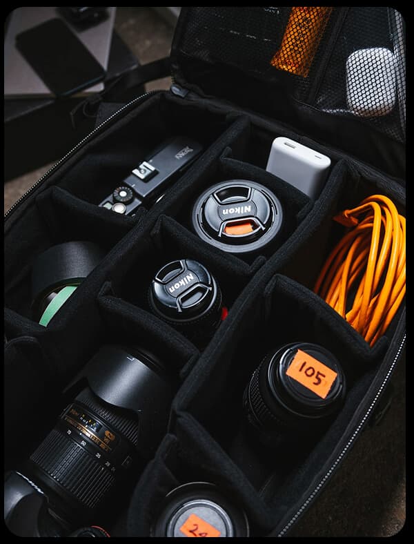 Kaslo Camera Bag Tech - 30L